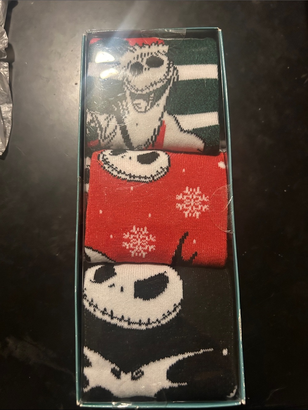 Bioworld Men's Themed Crew Socks - Black, Red, Green, White